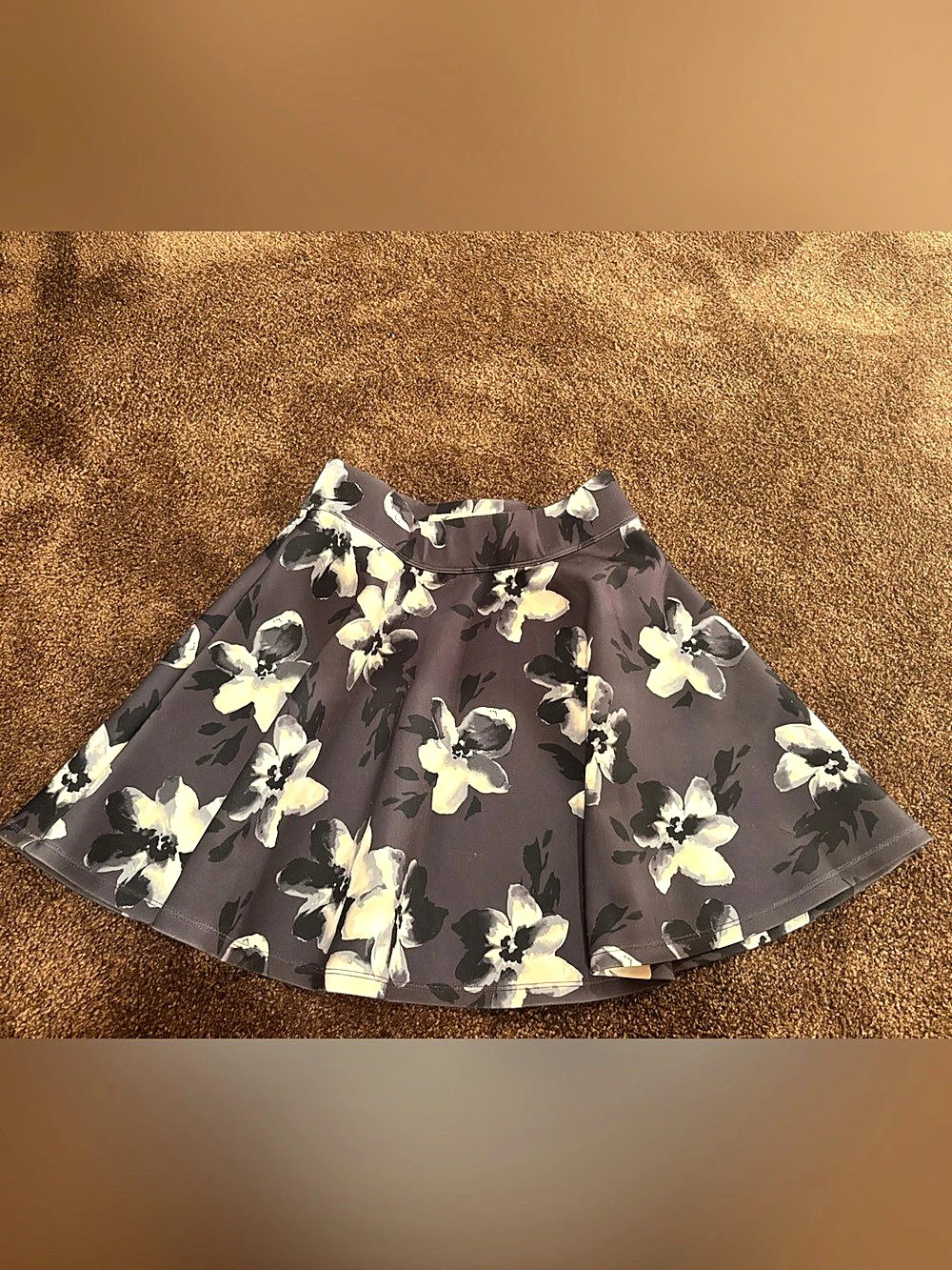 Hollister Floral Circle Skirt